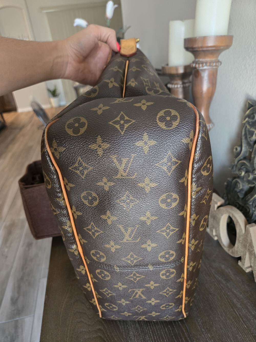 Available--Authentic Louis Vuitton Delightful PM Monogram Shoulder Brown and Tan - Picture 16 of 16
